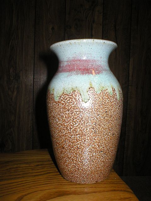 Salt-glazed vase - Jason Luck